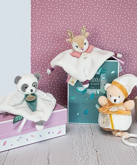 Doudou Pluszowa muzyczna zabawka 20 cm
