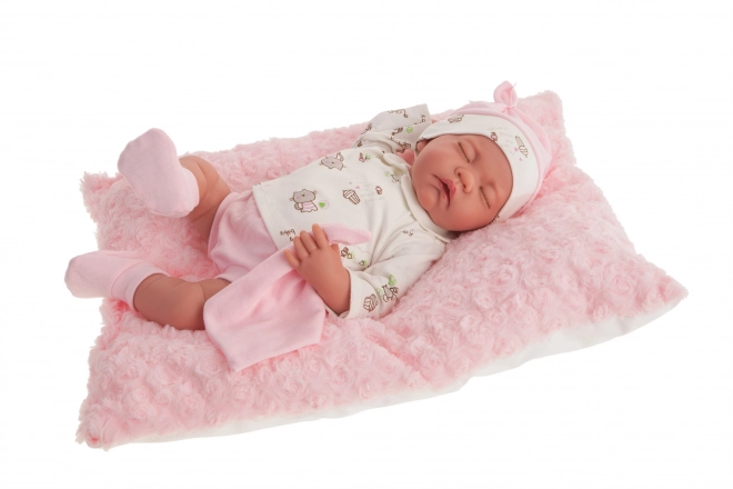 Realistyczna lalka niemowlę Luna z miękkim ciałem - 42 cm
