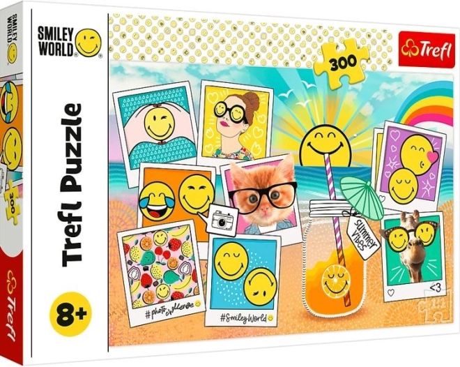 Puzzle 300 elementów Smiley na wakacjach