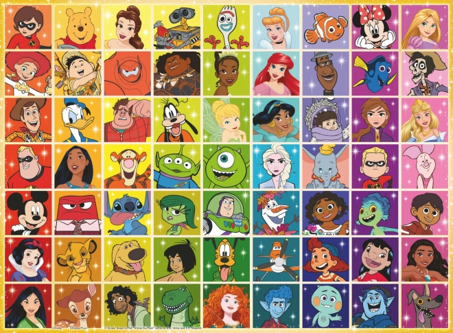RAVENSBURGER puzzle Disney Postacie XXL 100 elementów