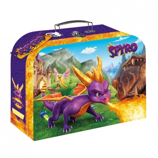 Szkolna walizka z motywem smoka Spyro