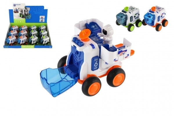Auto kosmiczne plastikowe 8x9cm na bezwładności, 2 kolory