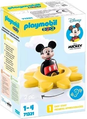 Playmobil 1.2.3 Disney myszka Miki i słoneczko–grzechotka