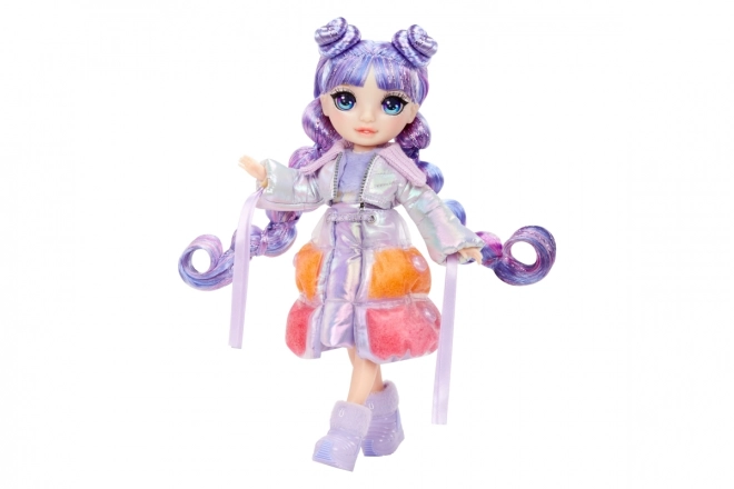 Modowa lalka Rainbow High na zimę - Violet (Fioletowa) TV