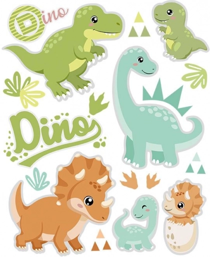 Zabawne motywy z dinozaurami dla każdego elementu garderoby