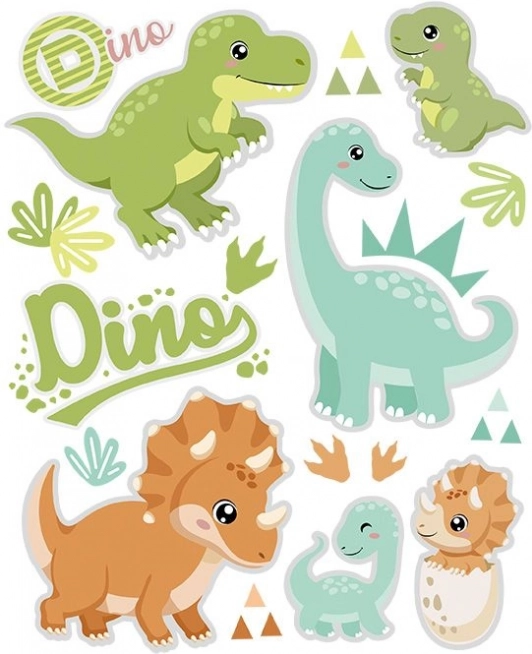 Naprasowywane obrazki dinozaury – mały arkusz
