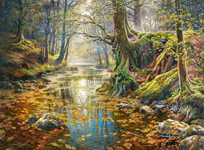 Puzzle Jesienny las wspomnień