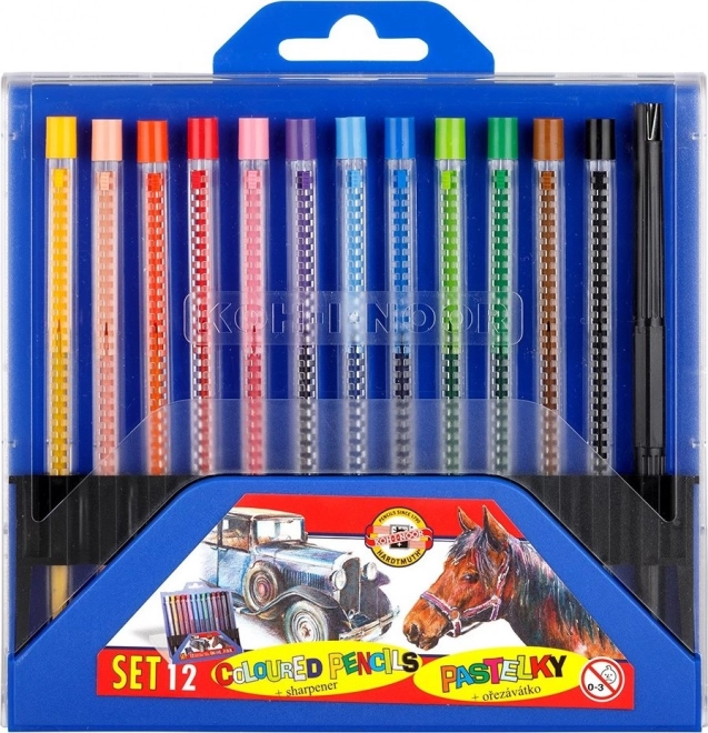 KOH-I-NOOR Mechaniczne kredki 12 szt.