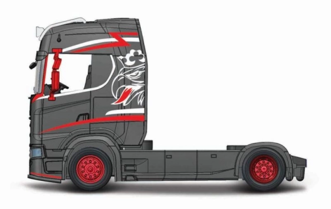 Bburago 1:43 Przewoźnicy Dostosowane Kabiny Scania 770S – Szary