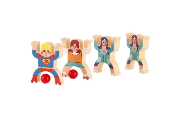 Gra balansująca herkules mini plastik 26 szt. 3 kolory w pudełku 21x19x3,5cm