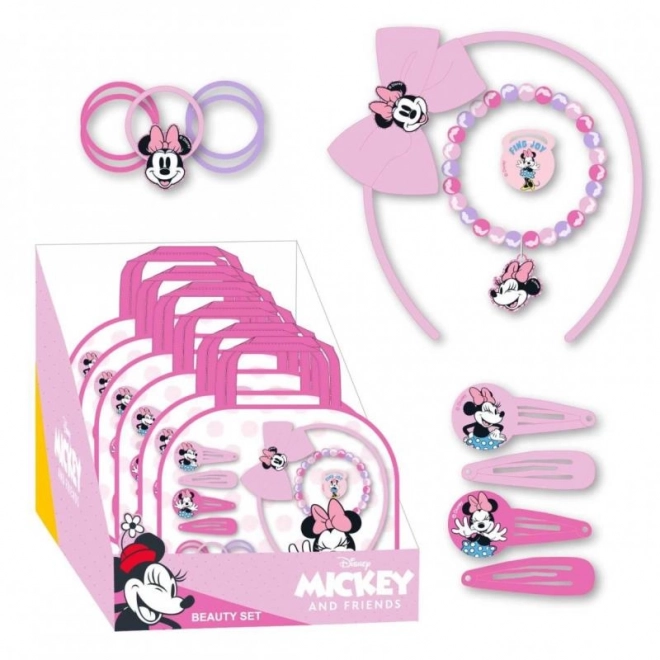Zestaw akcesoriów do włosów Minnie 12 szt.