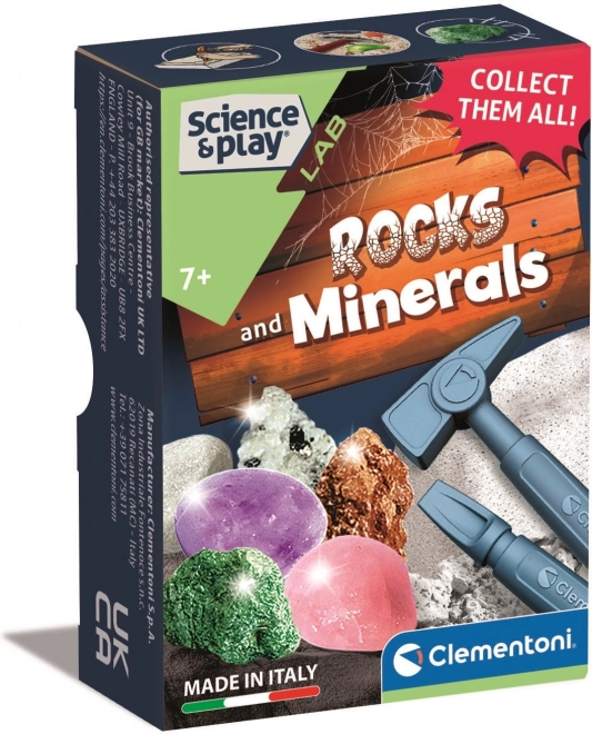 CLEMENTONI Nauka&Zabawa Geologiczna mini-zestaw: Skały i minerały