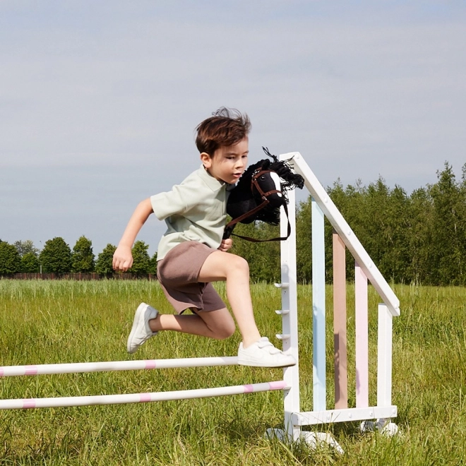 HOPPIHORSE koń na kiju hobby horse rozmiar A4 czarny