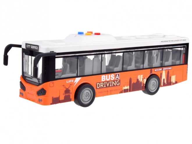 Duży autobus z dźwiękami i światłami