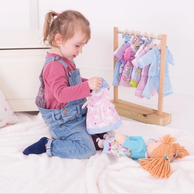 Bigjigs Toys Wieszak na ubrania dla lalek