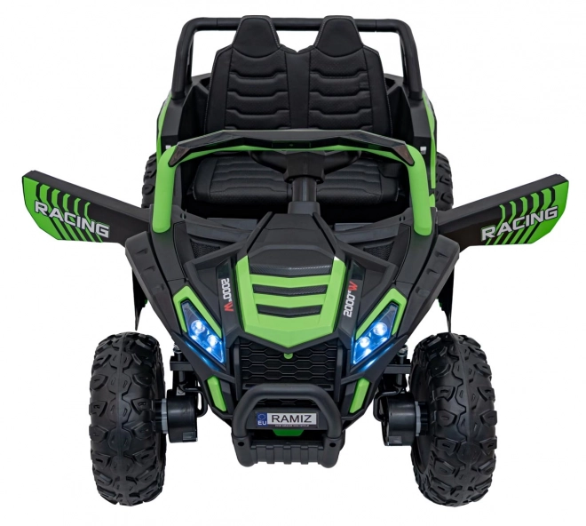 Dziecięce elektryczne auto Buggy UTV 2000M Racing Zielone