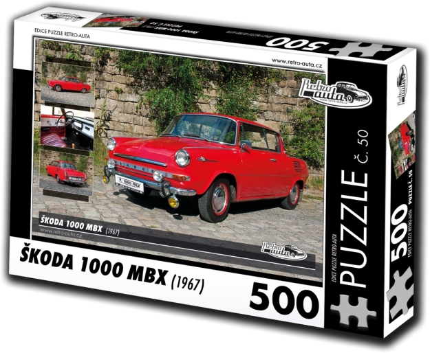 Puzzle RETRO-AUTA Škoda 1000 MBX 500 elementów