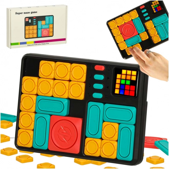 Magnetyczne przesuwne puzzle - 500 poziomów zabawy