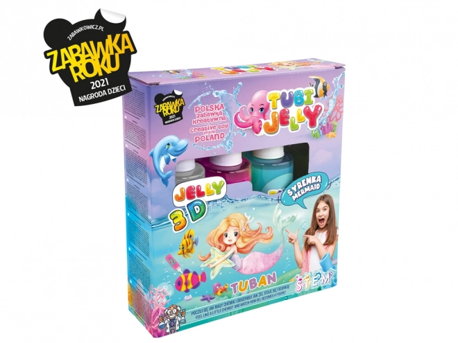 Zestaw Tubi Jelly 3 kolory - Syrena