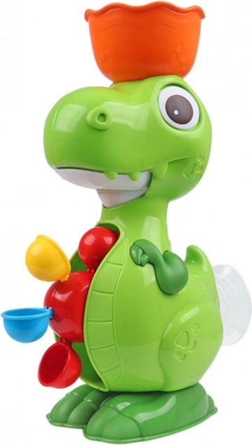 Zestaw zabawek kąpielowych Dino z młynkiem
