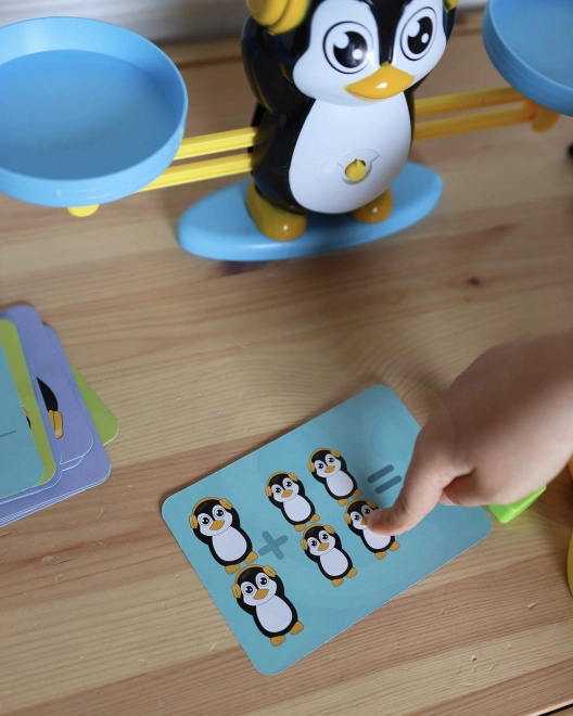 Woopie waga równoważna z pingwinami do nauki liczenia