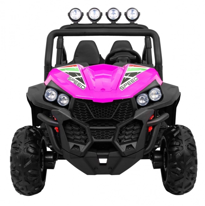 Dziecięce terenowe auto Grand Buggy 4x4 Różowe z pilotem