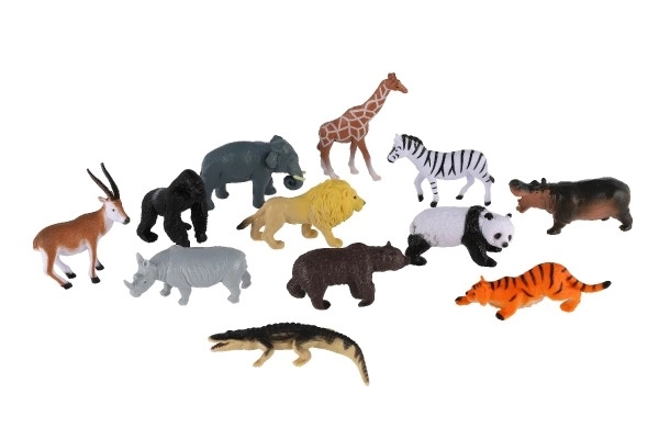 Safari ZOO plastikowe mini figurki zwierzątka