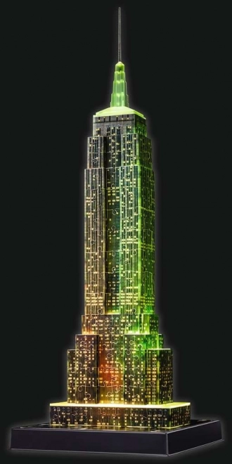 RAVENSBURGER Świecąca 3D układanka Edycja Nocna Empire State Building 216 elementów