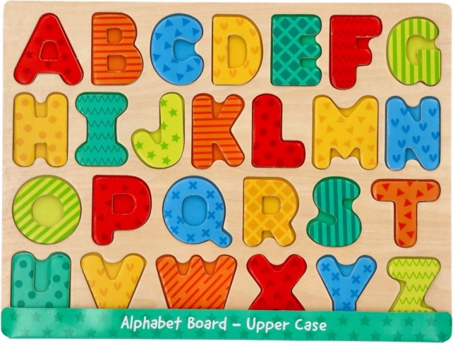 Drewniane puzzle Alfabet