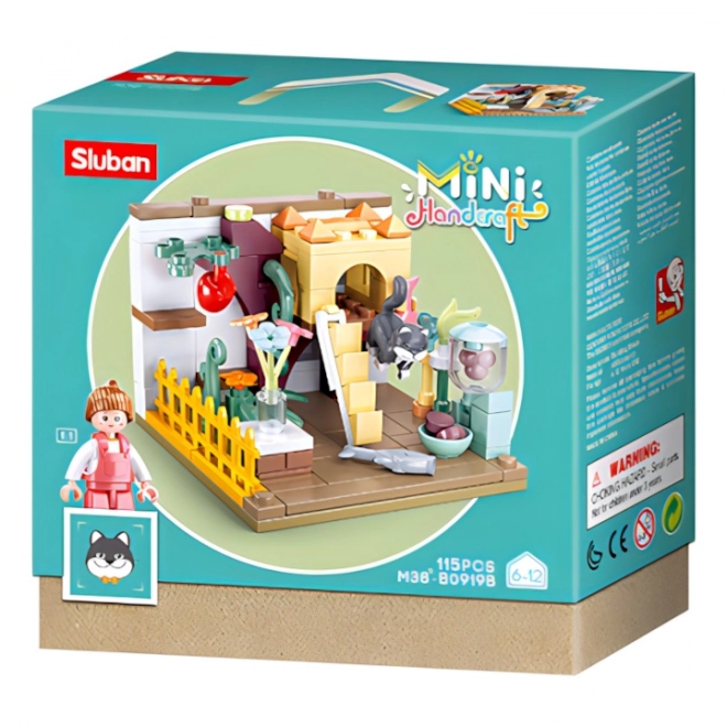 Sluban Mini Handcraft M38-B0919B Domek dla kota