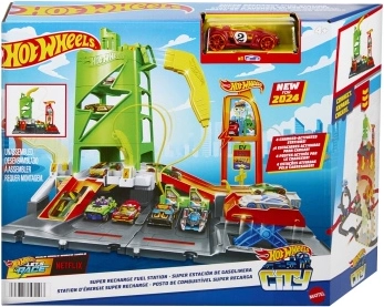 Hot Wheels Super Ładowarka Stacja Zestaw