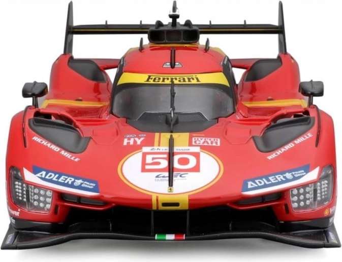 Metalowy model auta BBURAGO 1:18 FERRARI 499P LMH czerwony #50