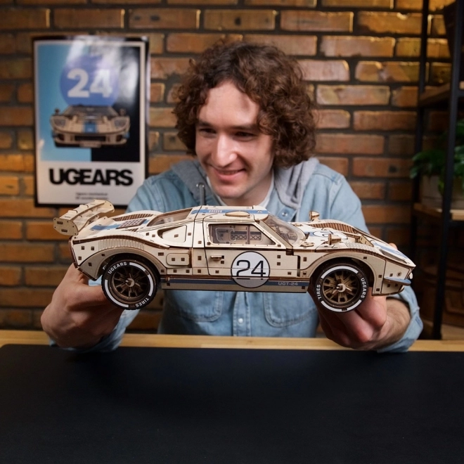 Ugears 3D drewniane mechaniczne puzzle Endurance Racer
