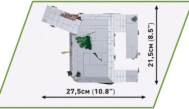 Bunkier Regelbau 667 z Klocków COBI