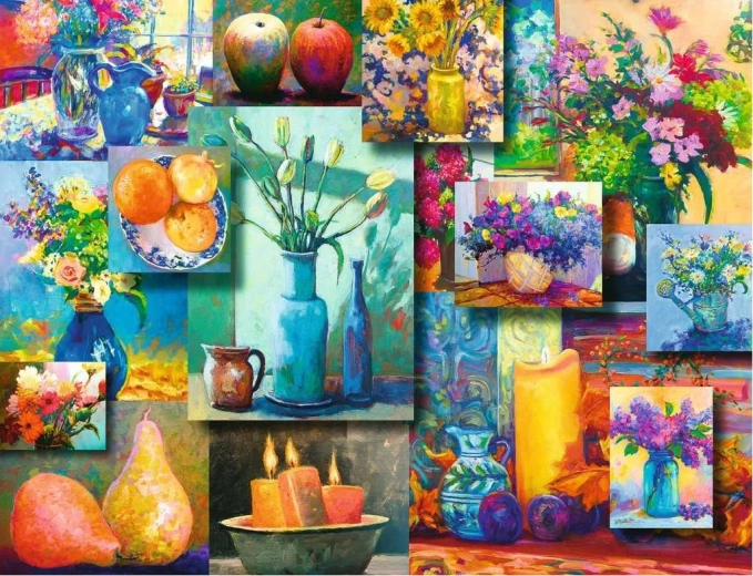 Ravensburger puzzle Martwa natura z pięknem 2000 elementów