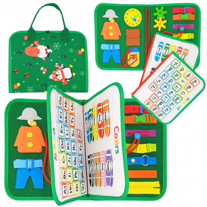 Edukacyjna książka–walizeczka Montessori – edycja świąteczna
