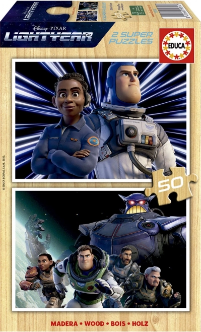 Educa drewniane puzzle Lightyear