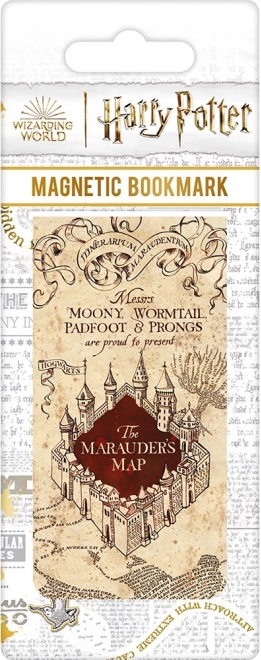 Harry Potter magnetyczna zakładka Pobudliwa Mapa Huncwotów