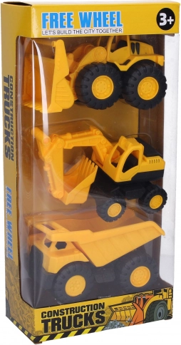 Zestaw maszyn budowlanych 12 cm – 3 szt.