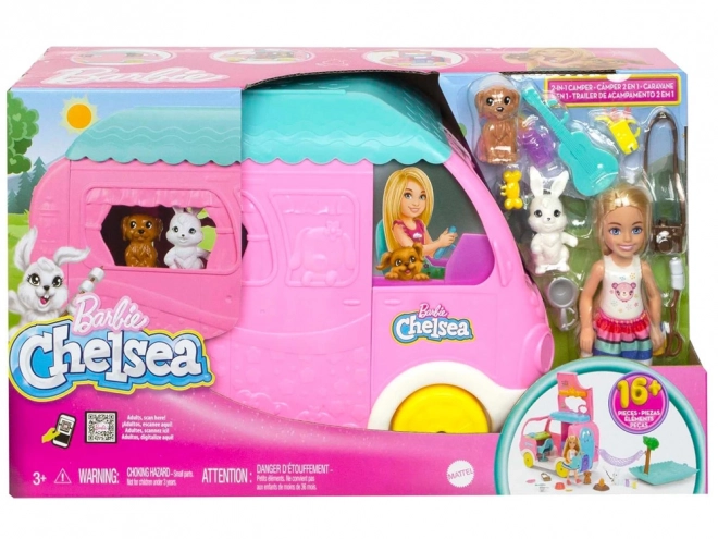 Barbie Chelsea kamping zestaw