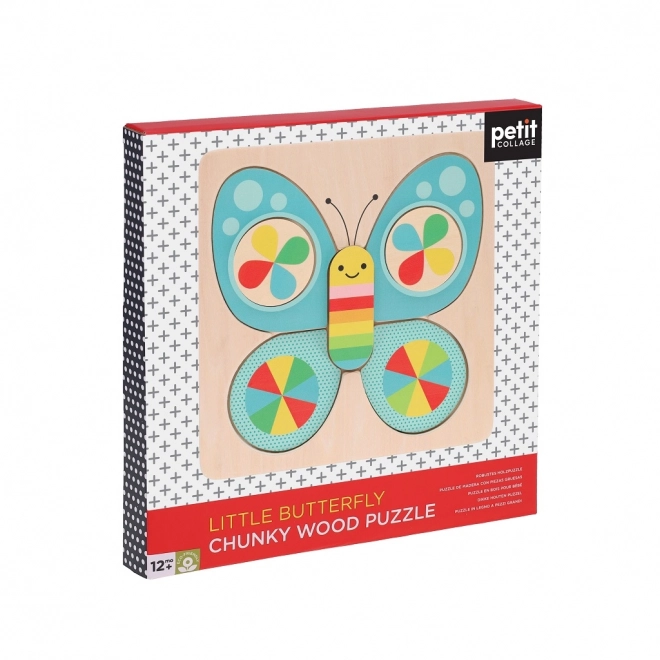 Drewniane puzzle Motyl Petit Collage