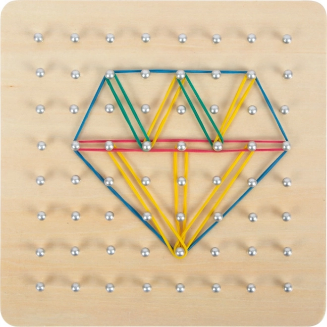 Small Foot Drewniana deska Geoboard