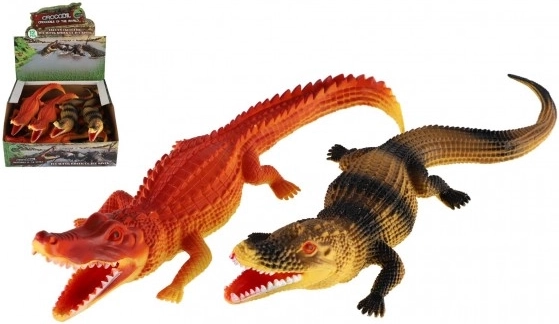 Plastowy krokodyl 28 cm