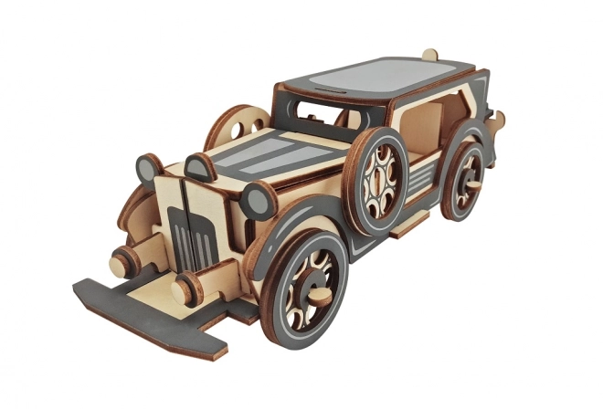 Woodcraft Drewniane 3D puzzle Stara limuzyna