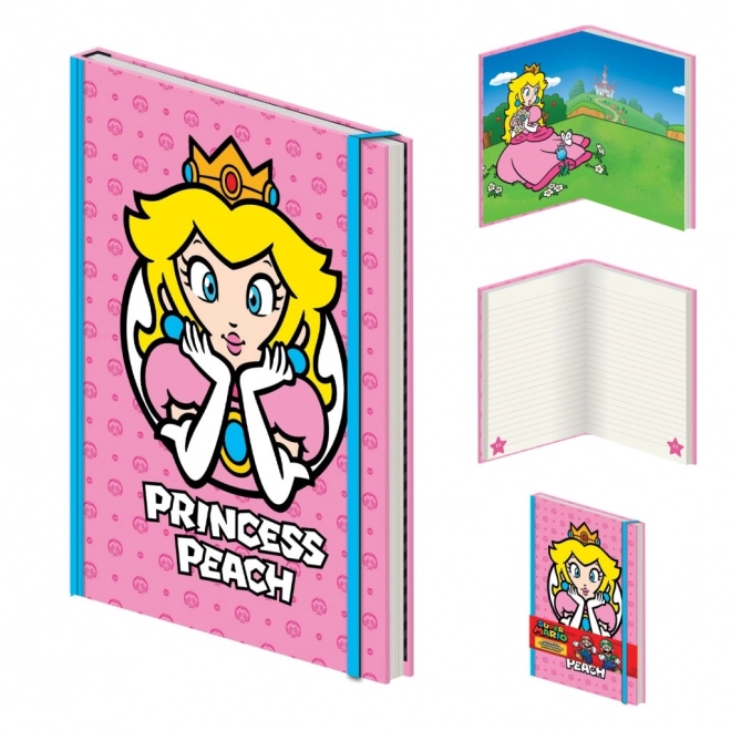 Super Mario Notes A5 Premium Peach