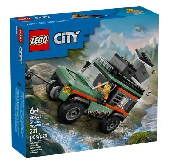 Lego City terenowe auto ciężarowe 4x4 w górach