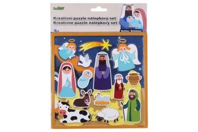 Kreatywny zestaw naklejek Puzzle Betlejem