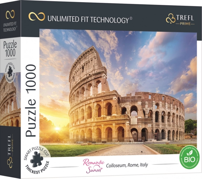 Puzzle TREFL UFT Romantic Sunset: Koloseum Rzym 1000 elementów