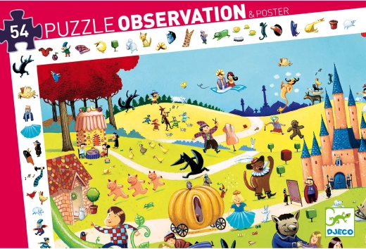 DJECO puzzle wyszukiwanka Baśnie
