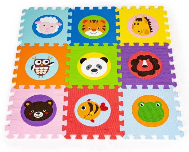 ECOTOYS Piankowe puzzle Zwierzęce główki (29x29)